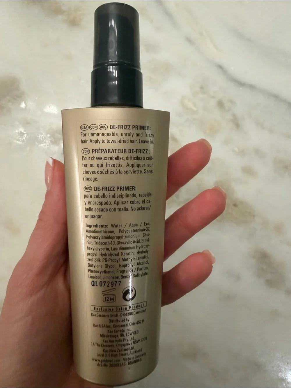Goldwell Kerasilk Control De-Frizz Primer - Gold